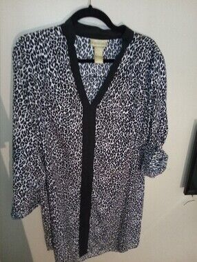 Animal Print Dress By Miss Tina Size Large